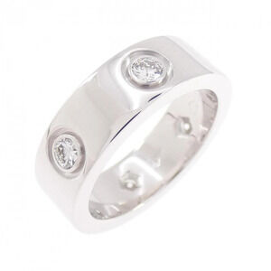 CARTIER Silver Diamond Love Ring